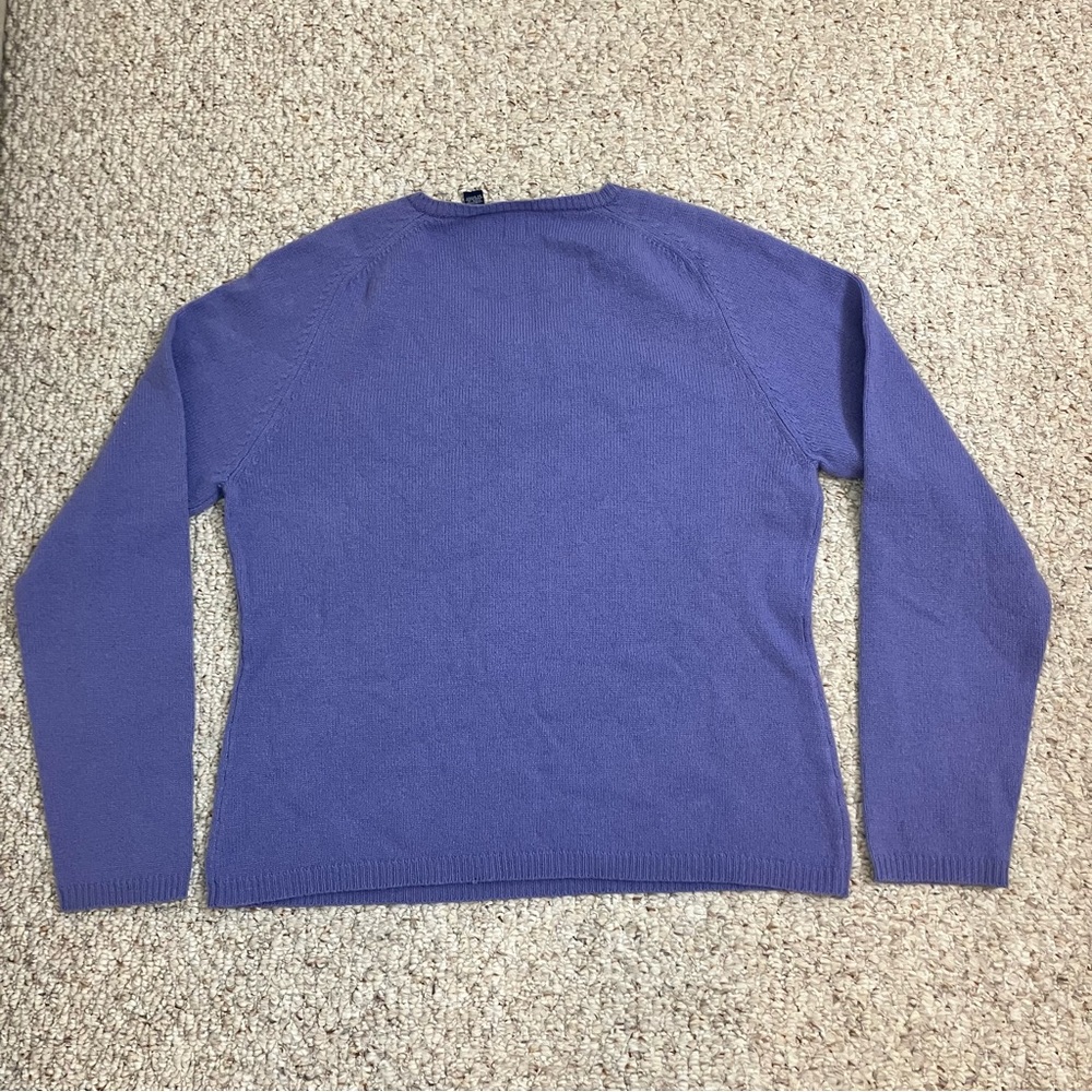 Gap Vintage Womens Vneck Sweater Size XL 100% Lambs Wool Pullover Casual - Picture 7 of 10